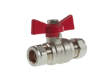 15mm Red Butterfly Valve