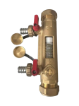 Flow Balancing Valve Inc. Fill & Flush - 4-40 l/Min 22mm