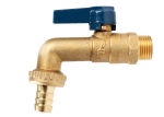 1/2" Hose Union Bibtap, 1/4 Turn Lever