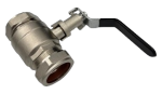 Extended Lever Ball Valve 1.1/4" Swivel x 35mm
