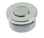 1/2" Polished Chrome Rad Plug & Plastic Cap
