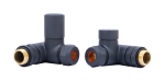 Dual Fuel Corner Rad Valve pair, Anthracite