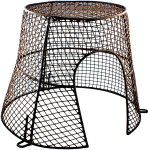 Flue & Plume Terminal Guard, 11" x 9" Brown Plastic Coated