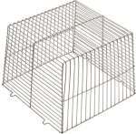 Stainless Steel Square Flue Terminal Guard, 10.5" x 8" Deep, Worc Spec