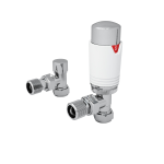 Angled TRV & L/S Pack, White & Chrome