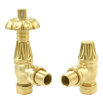 Westminster Angled TRV pack, Polished Brass