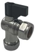 15mm Angled ISO valve /w handle