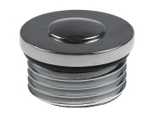 1/2inch Polished Chrome Rad Vent & Plastic Cap