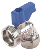 15mm x 3/4inch Angled W/M Valve