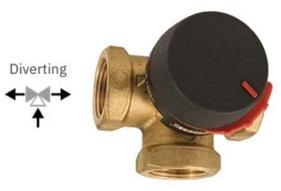 ESBE VRG231 20-6.3 - 3/4Inch 3 Port Diverter Valve (11620100)