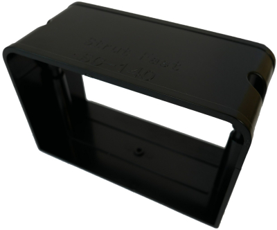 140mm Trunking Coupling Black