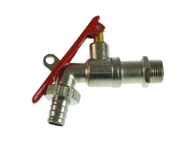 Lockable 1/2Inch Hose Union Bib Cock 1/4 Turn Lever