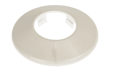 42mm White Plastic Pipe Collar