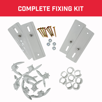 Bullfix Designer Radiator Adaptor Bracket White