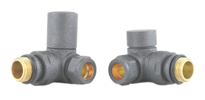 Round Corner Rad Valve pair, RAL7012