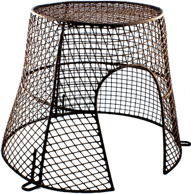 Flue & Plume Terminal Guard, 11Inch x 9Inch Brown Plastic Coated