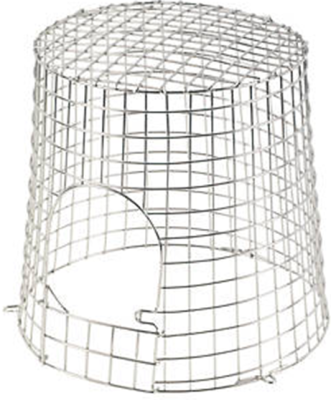 Stainless Steel Flue & Plume Terminal Guard, 8Inch O/D BAXI Spec