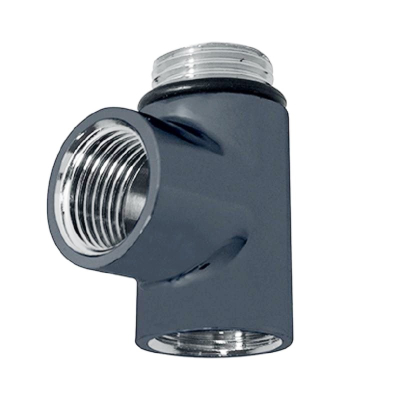 Dual Fuel Tee Piece Anthracite