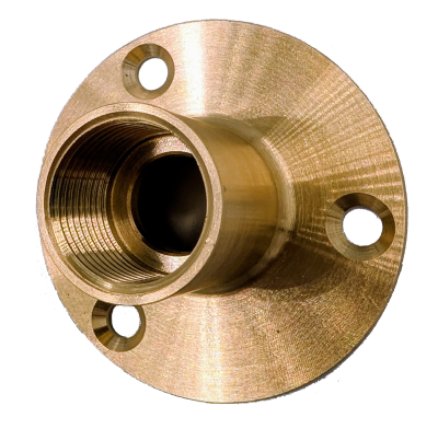 1/2Inch Brass Wall Plate Tube Bracket