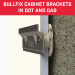 Bullfix Heavy Duty Cabinet Wall Bracket Kit