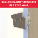 Bullfix Heavy Duty Cabinet Wall Bracket Kit